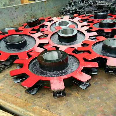 刮板机链轮型号齐全 输送机配件链轮 提升机刮板机用链轮 山东中安